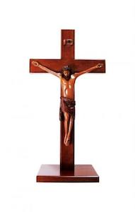 Crosses And Crucifixes: Crucifix 30Cm (12 Inch) Free Standing