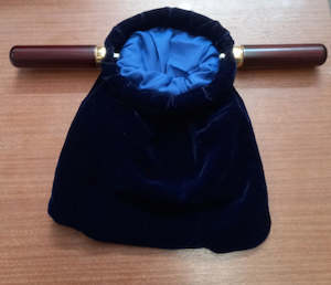 Offering Bag 5 Inch Dark Blue Velvet