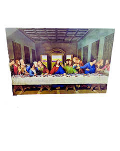 Plaque Picture Wood - Last Supper (Traditional) 40X80