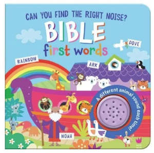 Kids: Can You Find the Right Noise Bible First Words Sound Book