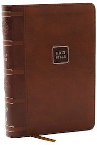 KJV  Bible Compact Ref Brown Lth/soft
