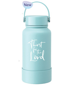 Mugs: Tumbler Bottle Tiffany Blue 650ml - Thirst for The Lord