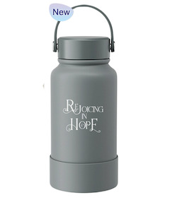 Tumbler Bottle Grey 650ml - Rejoicing in Hope