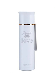 Mugs: Thermos Bottle S/Steel 500ml - Perfect Love (White)