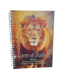 Journal Spiral Lion - Lion of Judah
