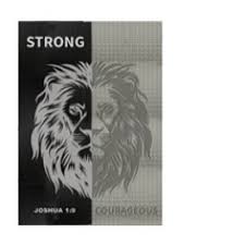 Journal Luxleather - Be Strong (Joshua 1.9)