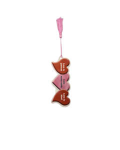 Bookmarks: Love - Hearts - Bookmarks with Tassel