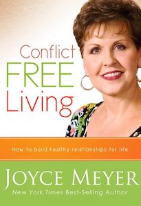 1 Get 2nd Half Price: Conflict Free Living (H/B) - Joyce Meyer