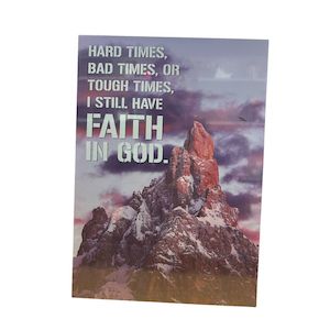 Picture Wood - Hard Times... (A4)