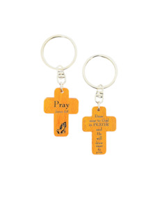 Keyrings: Key Ring Mahogany -Pray