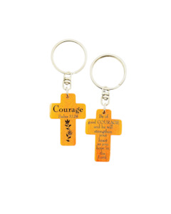Keyrings: Key Ring Mahogany -Courage
