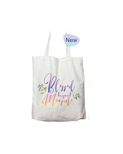 Bags: Tote Bag Canvas - Blessed beyond Measure