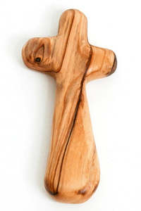 Cross Comfort Olive Wood 7Cm (Small)