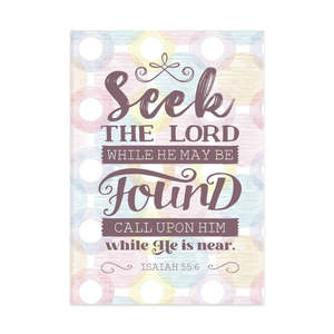 Journals: Journal Hardcover - Seek The Lord...