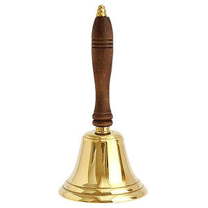 Bell With Wooden Handle, 21x10 cm