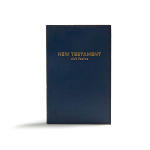 CSB Pocket New Testament with Psalms, Navy Trade Paper