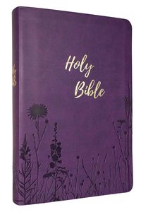 Kjv: KJV Holy Bible Giant Print Purple Leathersoft