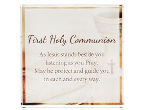 Glass Plaques: First Holy Communion