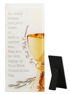 Glass Plaques: Glass Plaque - First Holy Communion