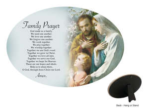 Heavenly Ceramic Plaque - Holy Family