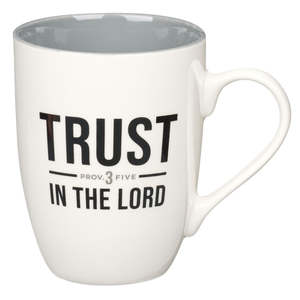 Mug Trust In The Lord White