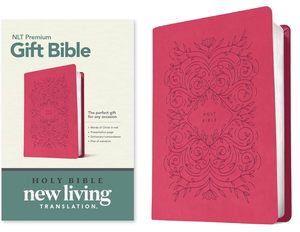 NLT Premium Gift Bible Very Berry Pink Vines I/L