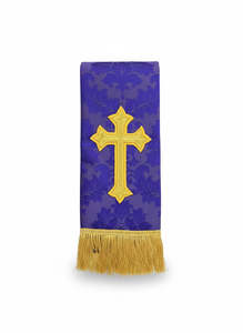 Clerical Stoles: Stole Purple - brocade