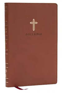 NKJV Ultra Thinline bible Comfort Print Brown Leather soft