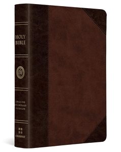 ESV Large Print Compact - Brown/Walnut