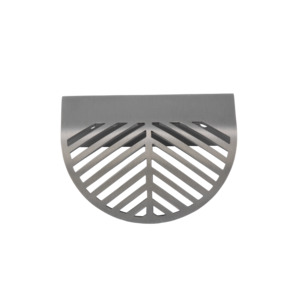 Cabinet Handle 39mm Slatted Lip Pull Handle Solid Brass Gunmetal Finish - Nova