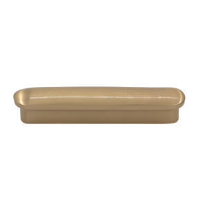 Orla 64mm Solid Brass Minimalist Bar Pull Handle - Brushed Brass Finish