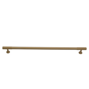 Thorndon 320mm Solid Brass Grooved Pull Handle - Brushed Brass Finish