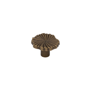 Celeste 29mm Wave Knob - Aged Solid Brass