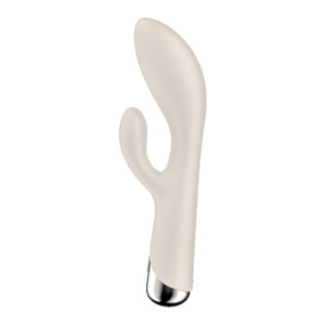 Satisfyer Spinning Rabbit 1 Rechargeable Rotating Rabbit Vibrator - Beige