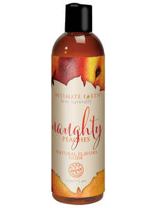 Intimate Earth: Intimate Earth Naughty Peaches Natural Flavors Glide 60ml
