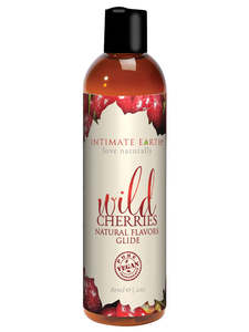 Intimate Earth: Intimate Earth Wild Cherries Natural Flavors Glide 60ml
