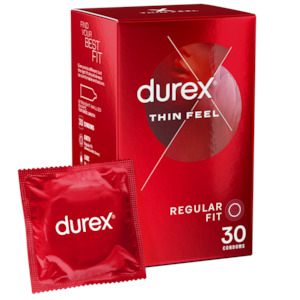 Durex: Durex Thin Feel Regular Condoms - 30 Pack