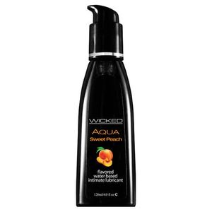 Wicked: Wicked AQUA SWEET PEACH Flavoured Lube 120ml