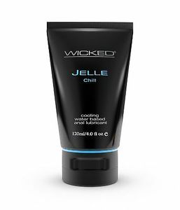 Wicked: Wicked Jelle Chill Water Base Anal Gel 4oz