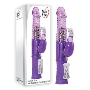 Adam & Eve Eve's First Rechargeable Rabbit Purple