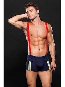 Envy Fireman Bottom With Suspenders 2 Piece EC02 L/XL