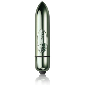 Rocks Off 80mm Single Speed Bullet - Aqua Blue