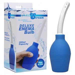 Anal Sex Toys: CleanStream Deluxe Enema Bulb - Blue