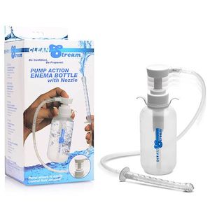 Anal Sex Toys: CleanStream Pump Action Enema Bottle with Nozzle
