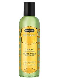 Lubes Essentials: Kama Sutra Naturals Massage Oil Coconut Pineapple 59ml