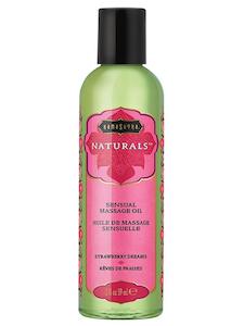 Kama Sutra Naturals Massage Oil Strawberry Dreams 59ml