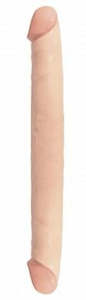 Basix 12inch Double Dong - Flesh