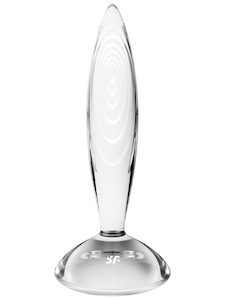 Glass Dildos: Satisfyer Sparkling Crystal - Transparent