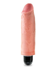 King Cock 6inch Vibrating Stiffy - Flesh