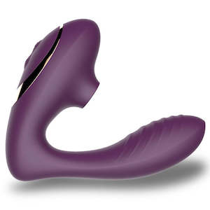 Strap Ons: Everyday Sexy Suction Strap On Vibrator - Purple